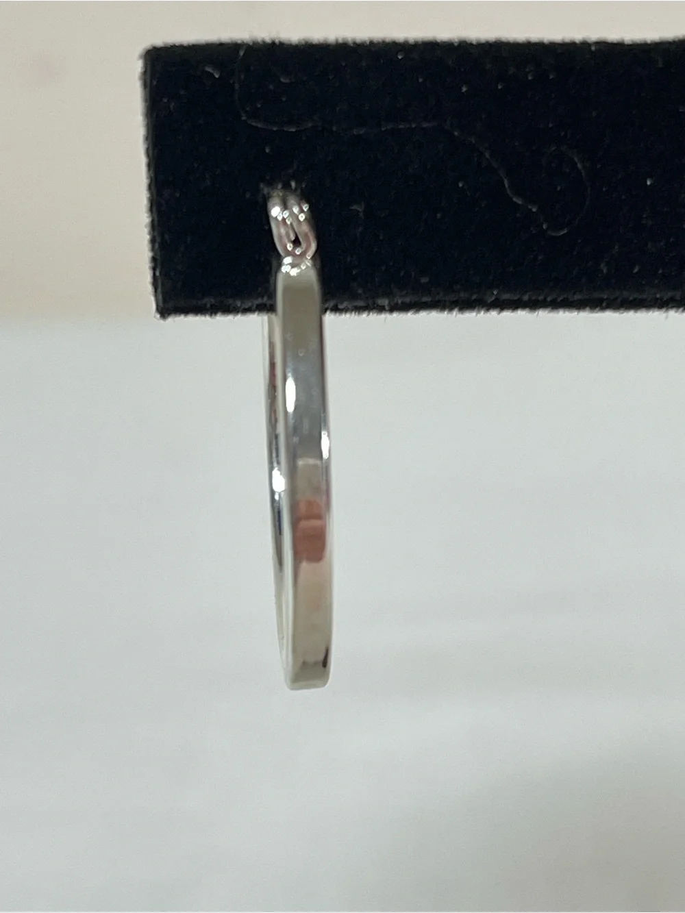 Napier Silver Polished Hoop Earrings